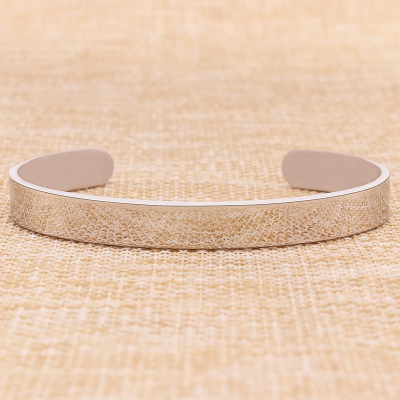 Btysun Mothers Day Gifts for Mom, Gifts for Mom from Daughter Inspirational Bracelets for Women Wife Mom Gifts for Her Cuff Bangle Friend Friendship Bracelet - Image 5